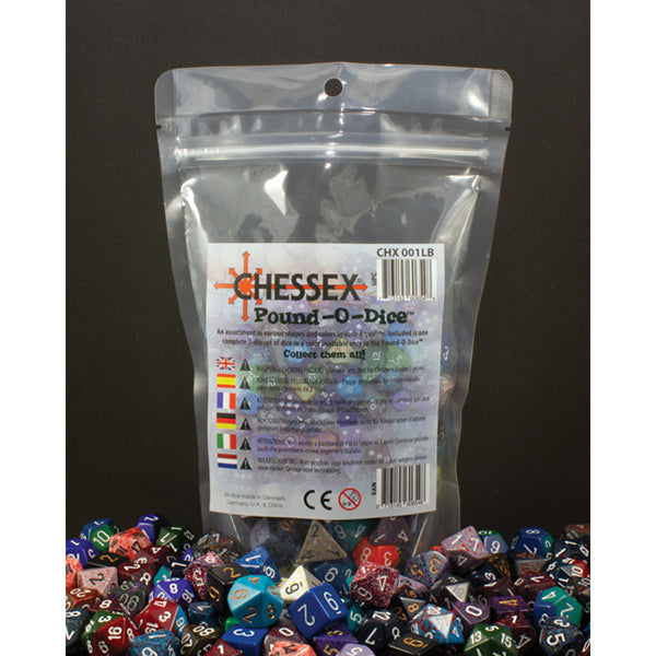 (5 for $2) Chessex Role-Playing Dice for DnD