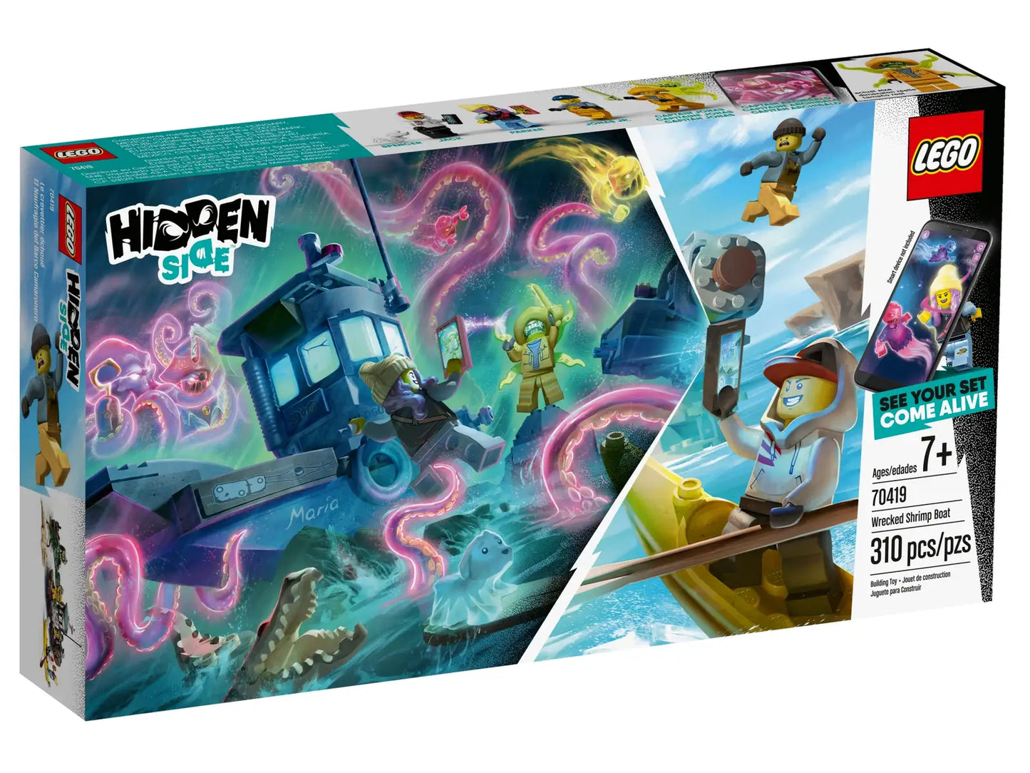 LEGO® Hidden Side™ Wrecked Shrimp Boat 70419 (Retired)