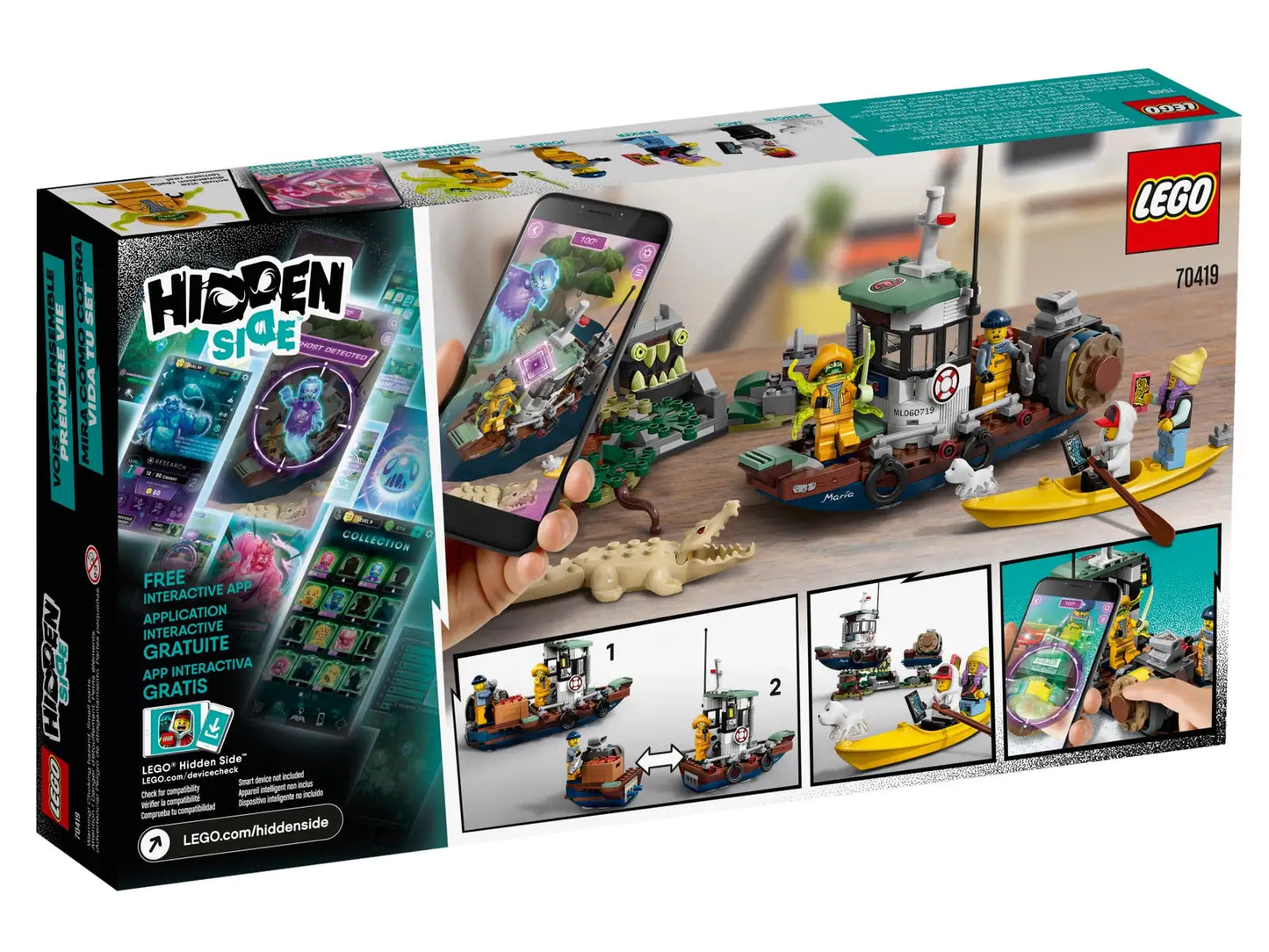 LEGO® Hidden Side™ Wrecked Shrimp Boat 70419 (Retired)