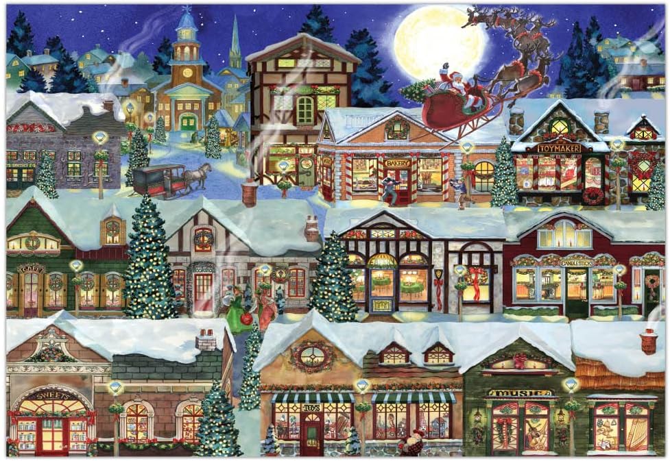 Ye Olde Christmas Village: 1000 Piece Puzzle