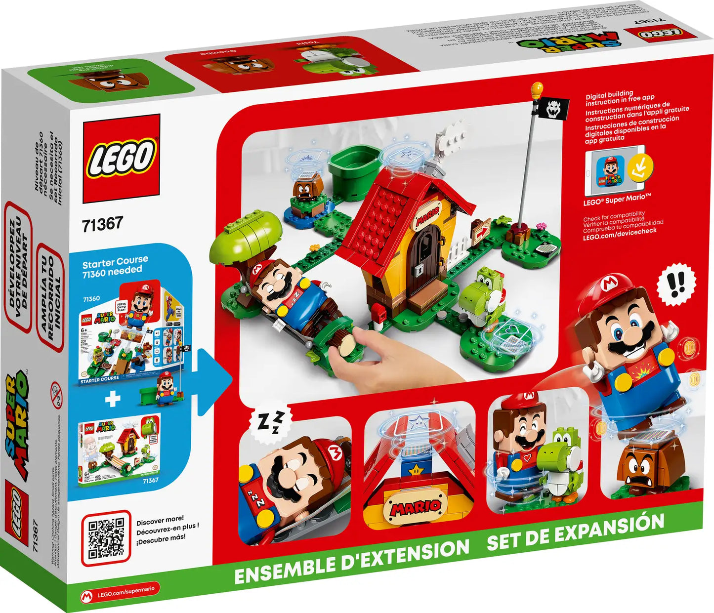 LEGO® Super Mario™ Mario's House & Yoshi - Expansion Set 71367 (Retired)