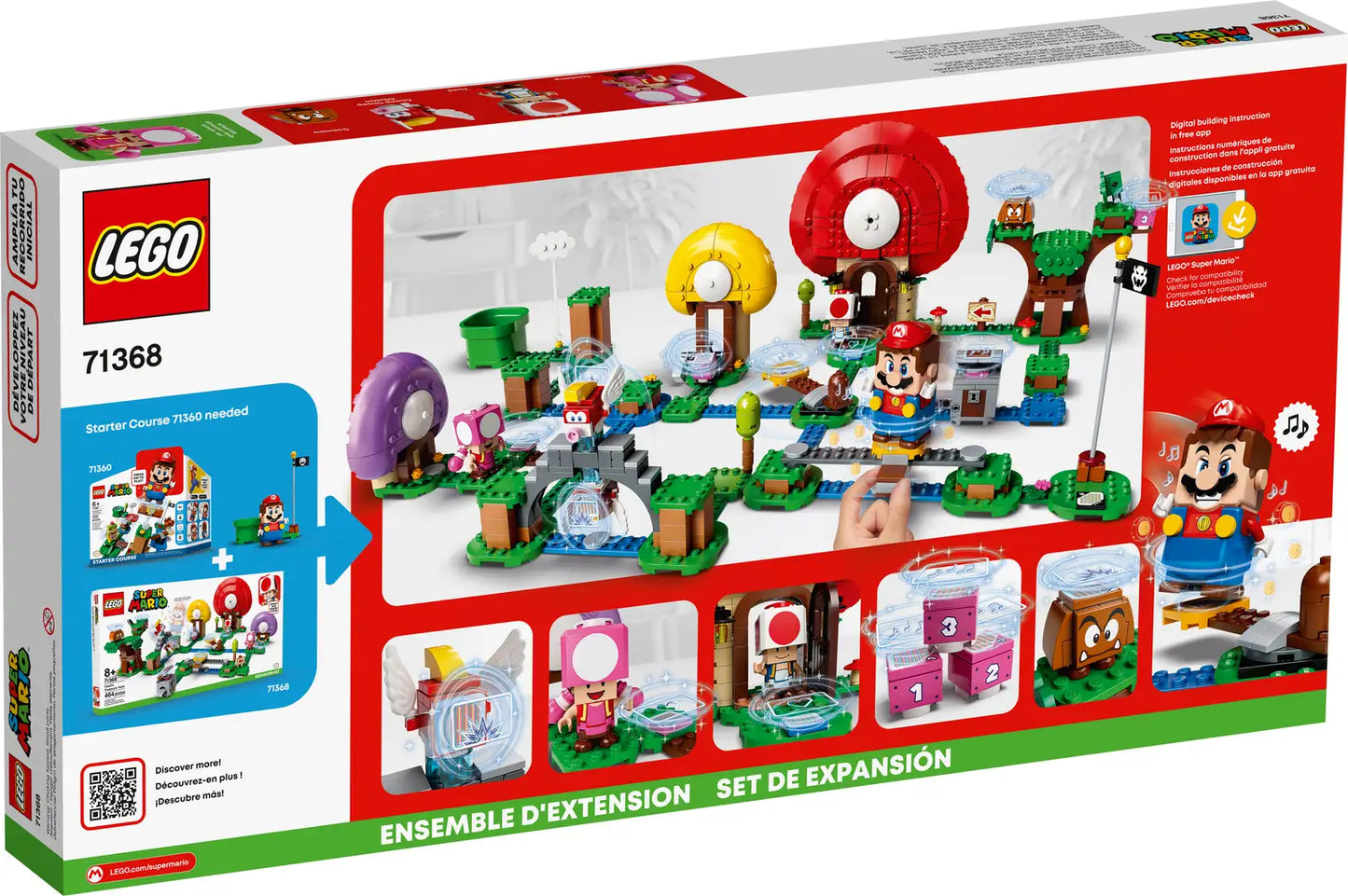 LEGO® Super Mario™ Toad's Treasure Hunt Expansion Set 71368 (Retired)
