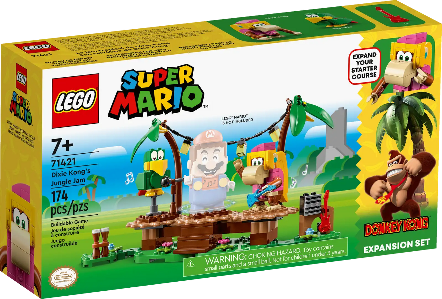 LEGO® Super Mario™ Dixie Kong’s Jungle Jam Expansion Set 71421 (Retired)