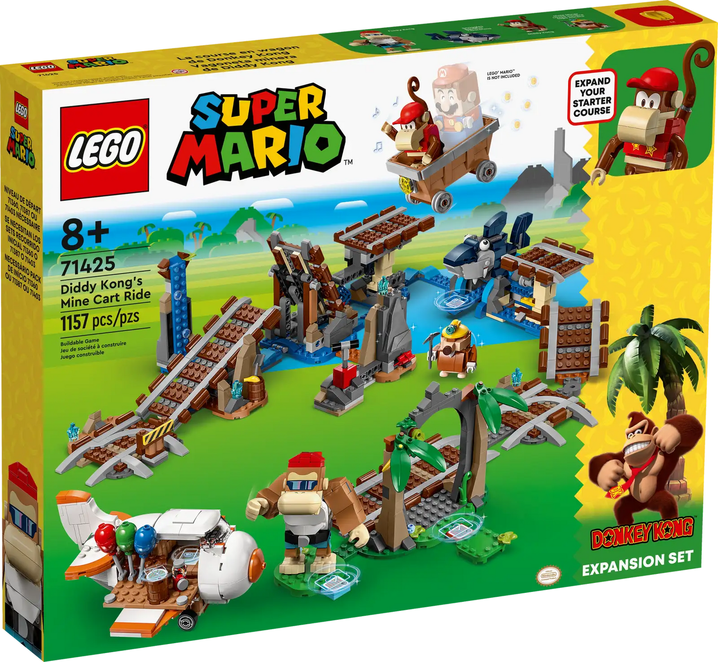 LEGO® Super Mario™ Diddy Kong’s Mine Cart Race 71425 (Retired)