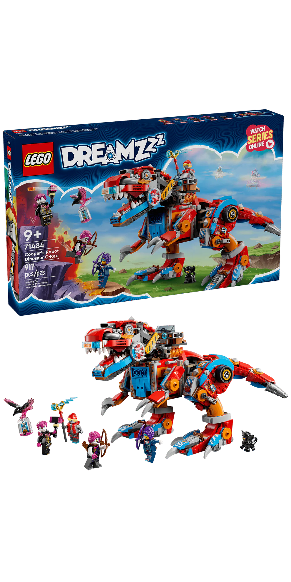 LEGO® DREAMZzz™ Cooper’s Robot Dinosaur C-Rex 71484