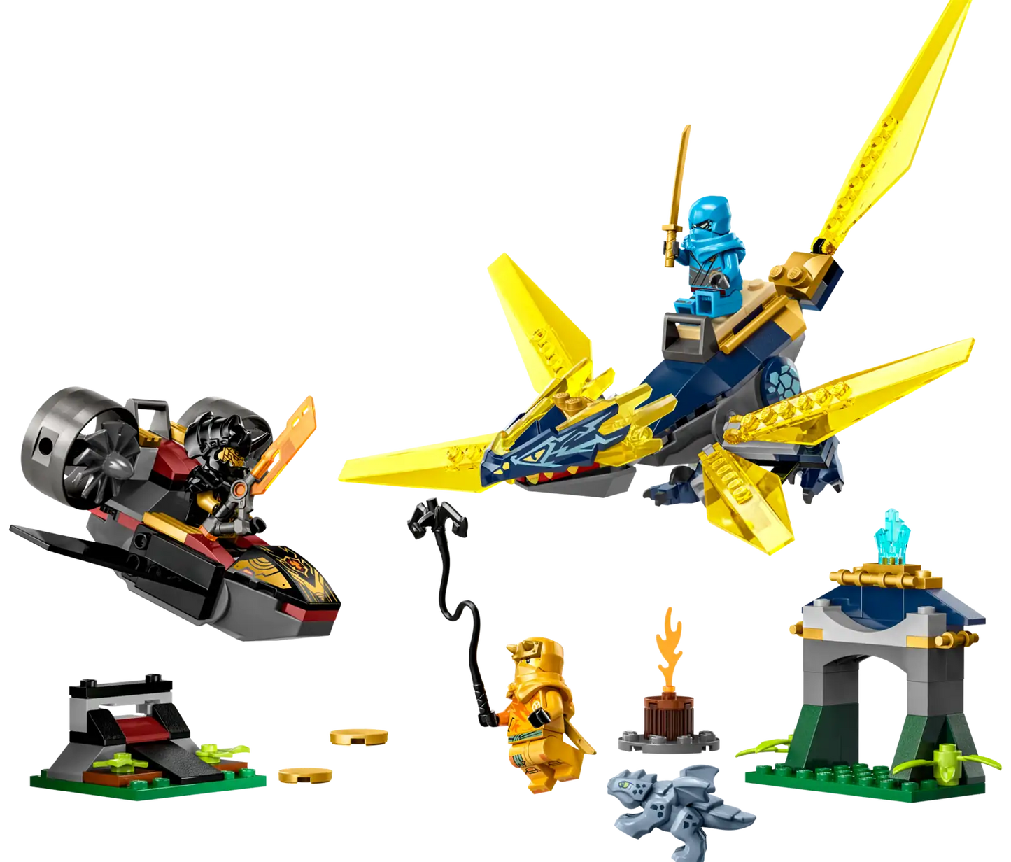 LEGO® NINJAGO® 71798 Nya and Arin’s Baby Dragon Battle