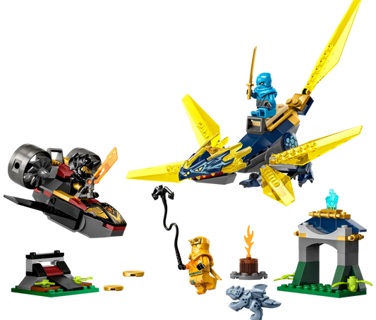 LEGO® NINJAGO® 71798 Nya and Arin’s Baby Dragon Battle