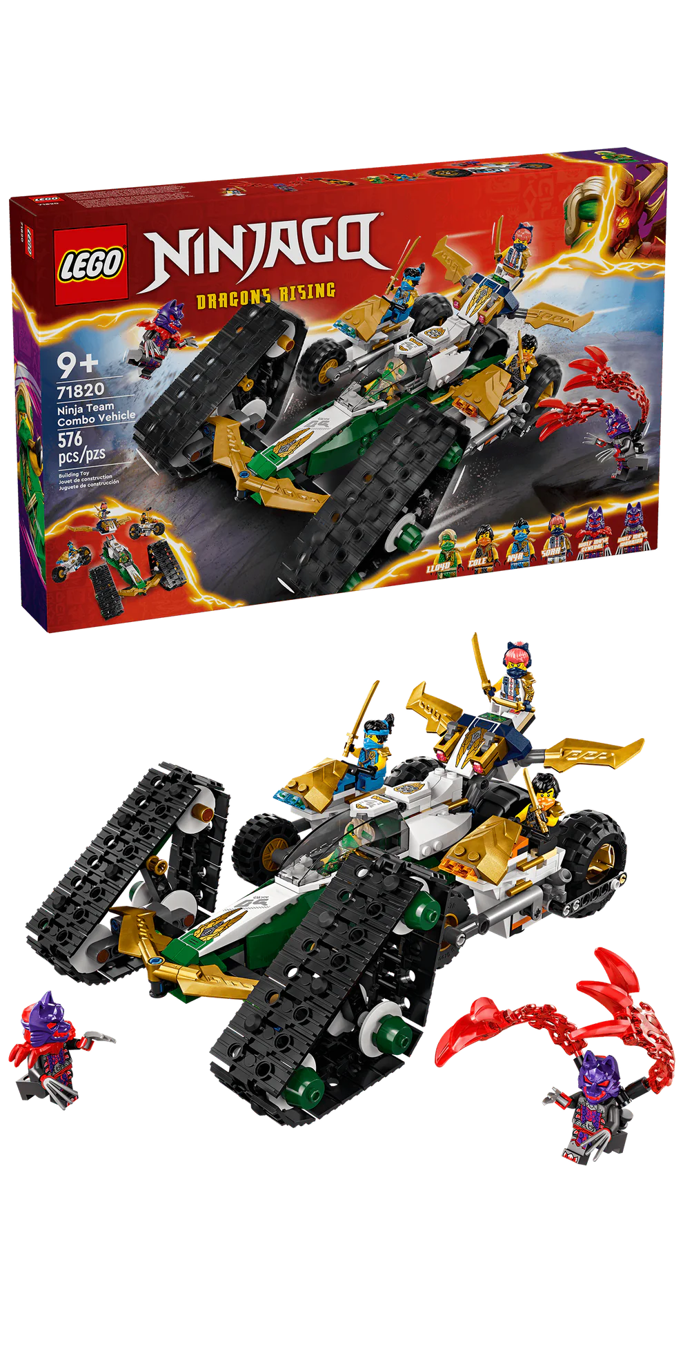 LEGO 71820 Ninja Team Combo Vehicle