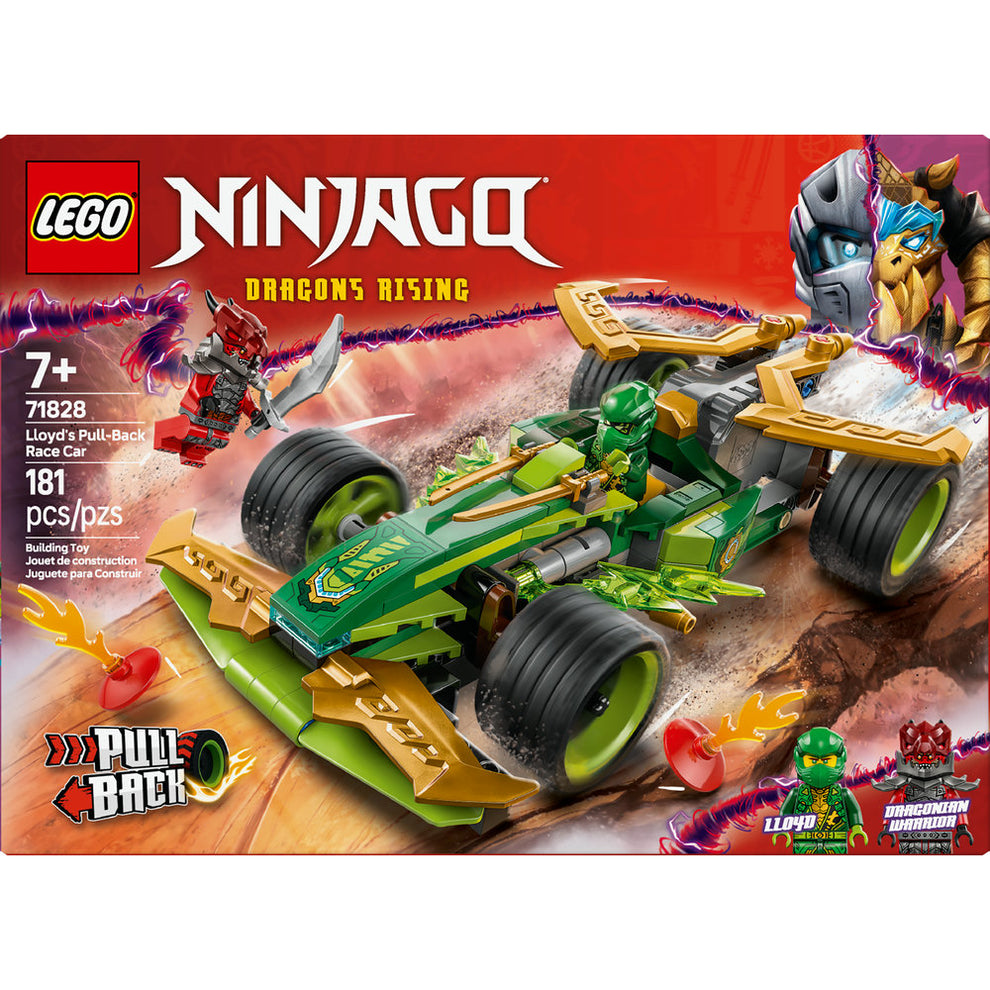 LEGO® NINJAGO Lloyd's Pull-Back Race Car 71828 – The Pieceful Project