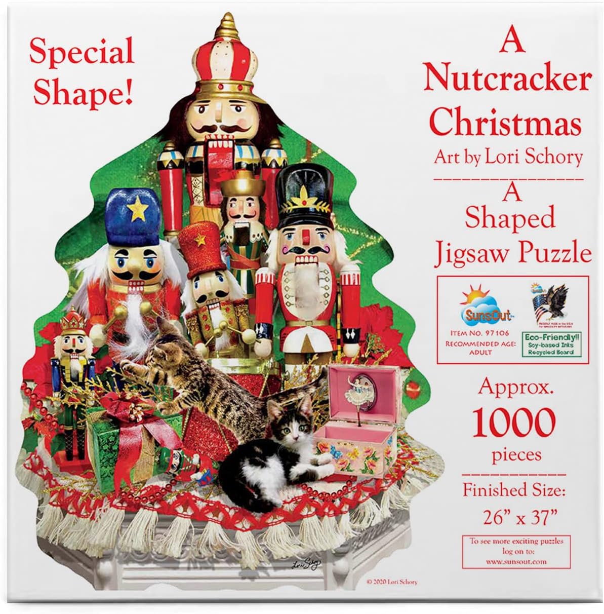 A Nutcracker Christmas - 1000 pc Jigsaw Puzzle by Artist: Lori Schory