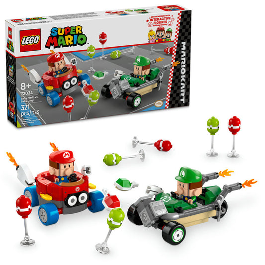 LEGO® Super Mario™: Mario Kart™ – Baby Mario vs. Baby Luigi 72034