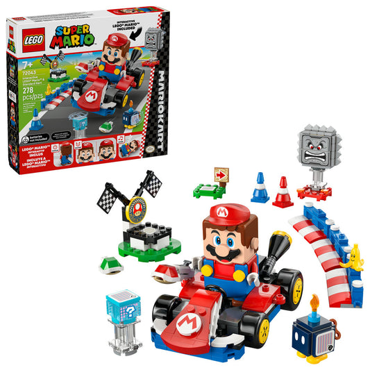 PREORDER NOW! LEGO® Super Mario™ Mario Kart – Interactive LEGO® Mario & Standard Kart 72043