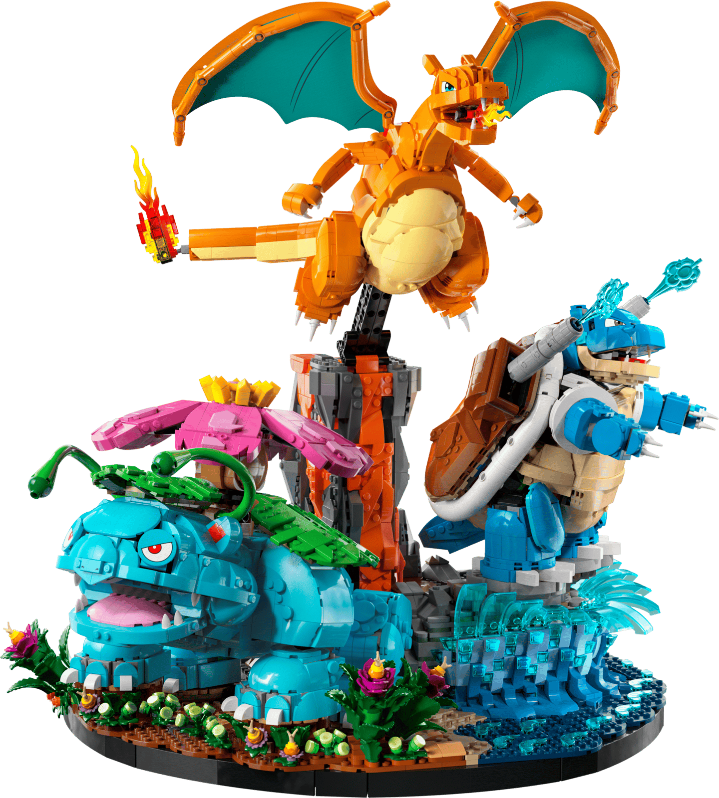 LEGO® Pokémon Venusaur, Charizard and Blastoise 72153