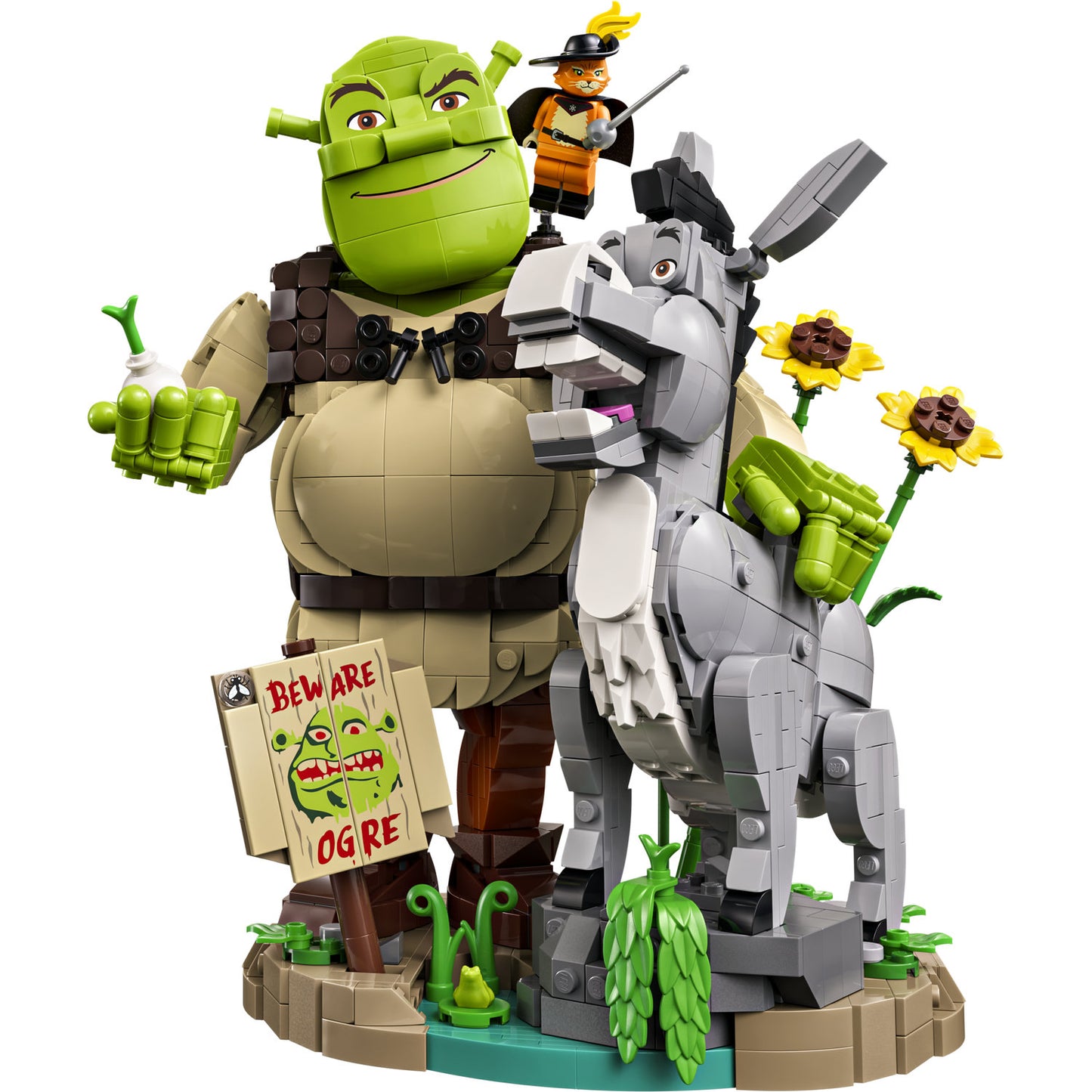 PREORDER NOW! LEGO® Disney™ Shrek, Donkey & Puss in Boots 72423