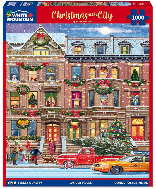 Christmas in the City - 1000 Piece Jigsaw Puzzle by White Mountain