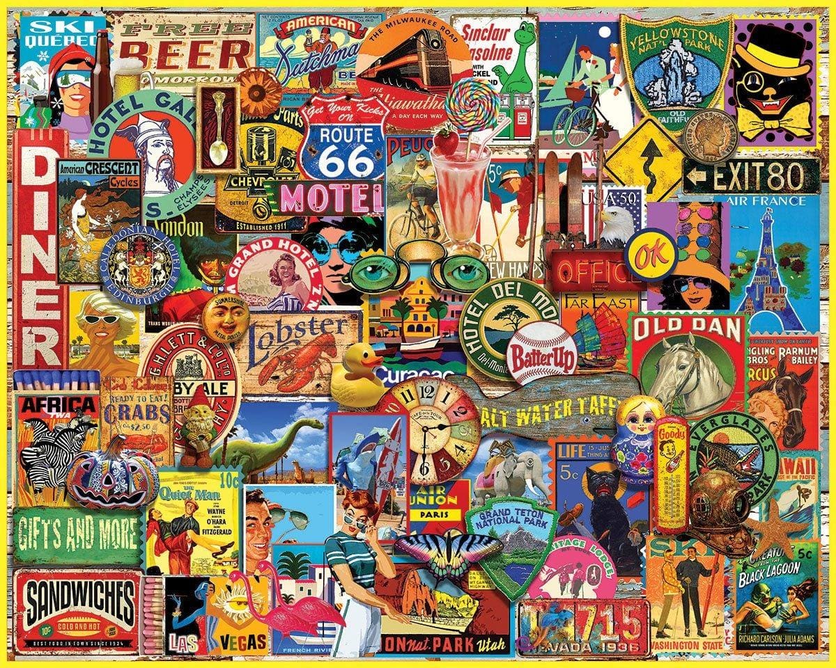 White Mountain Potpourri - 1000 Piece Jigsaw Puzzle