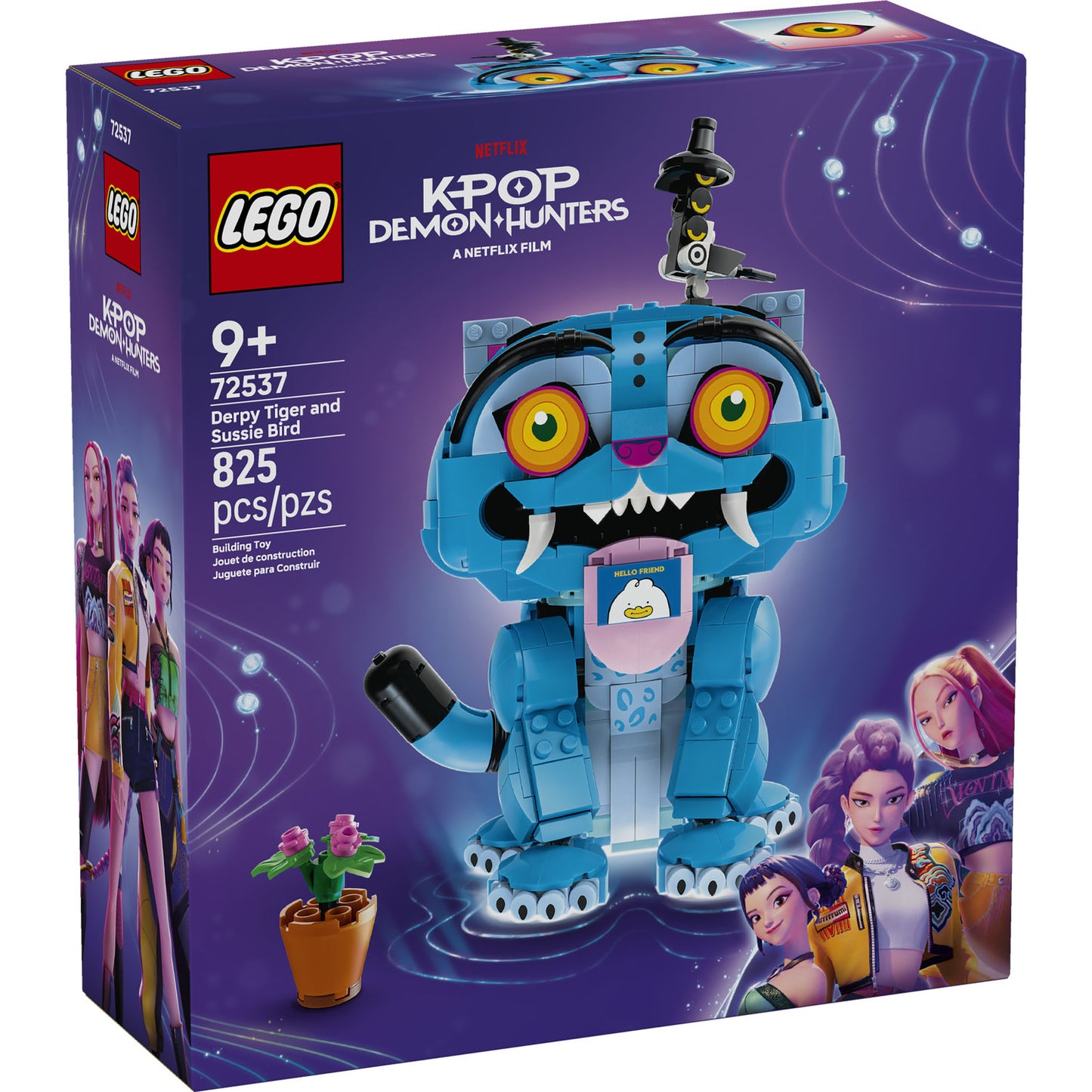 PREORDER NOW! LEGO® KPop Demon Hunters™ Derpy Tiger and Sussie Bird 72537