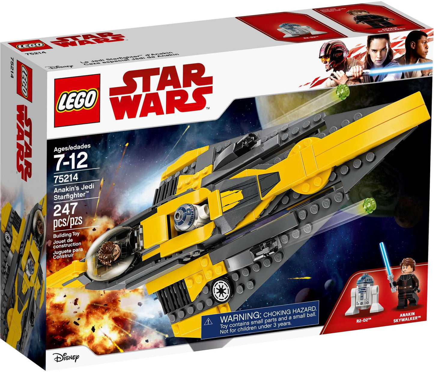LEGO® Star Wars Anakin's Jedi Starfighter 75214 (Retired)