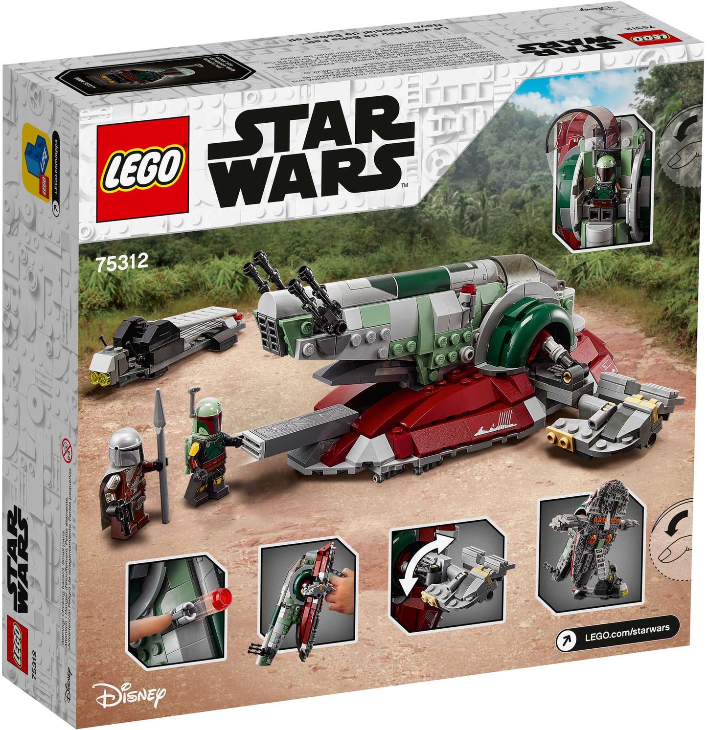 LEGO® Star Wars™ Boba Fett's Starship 75312 (Retired)