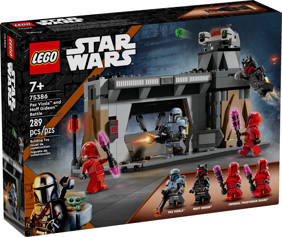 LEGO® Star Wars™ Paz Vizsla and Moff Gideon Battle 75386