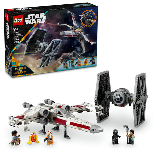 LEGO® Star Wars™: Rebuild the Galaxy TIE Fighter & X-Wing Mech 75393