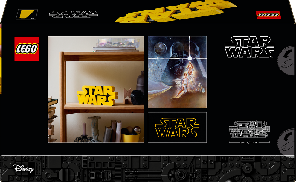 LEGO® Star Wars™ Brick-Built Star Wars Logo Sign 75407