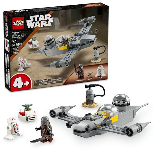 LEGO® Star Wars: The Mandalorian™ Mando and Grogu's N-1 Starfighter™ 75410