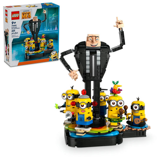 LEGO® Despicable Me 4 Brick-Built Gru and Minions 75582