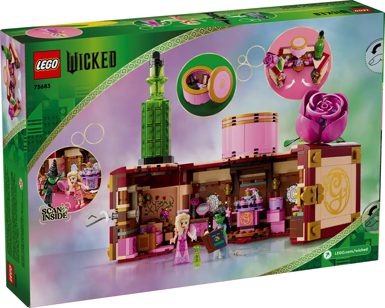 LEGO® Wicked Glinda & Elphaba's Dormitory 75683