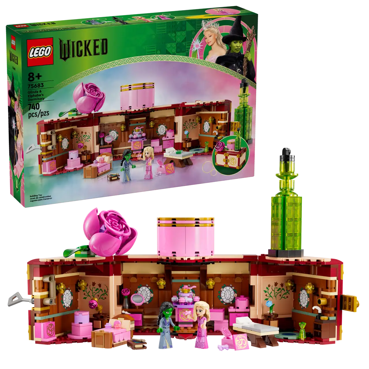 LEGO® Wicked Glinda & Elphaba's Dormitory 75683