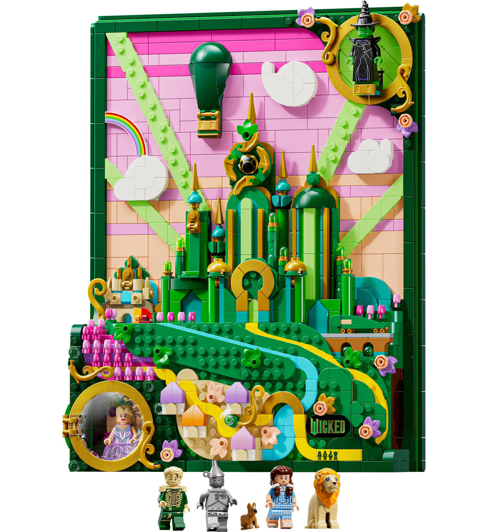 LEGO® Wicked Emerald City Wall Art 75685