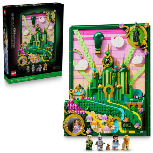 LEGO® Wicked Emerald City Wall Art 75685