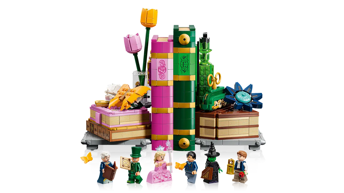 LEGO® Wicked Glinda & Elphaba Bookends 75691