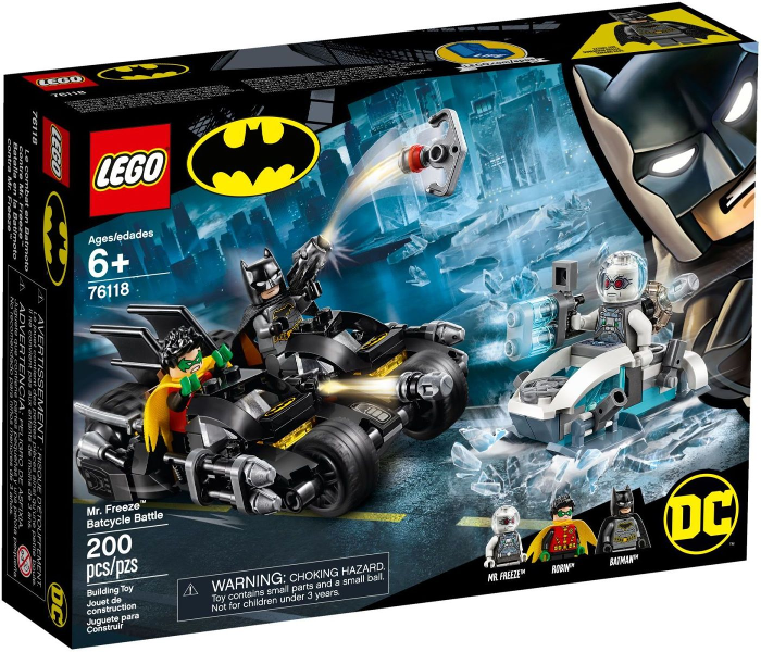 LEGO® DC Mr. Freeze Batcycle Battle 76118 (Retired)