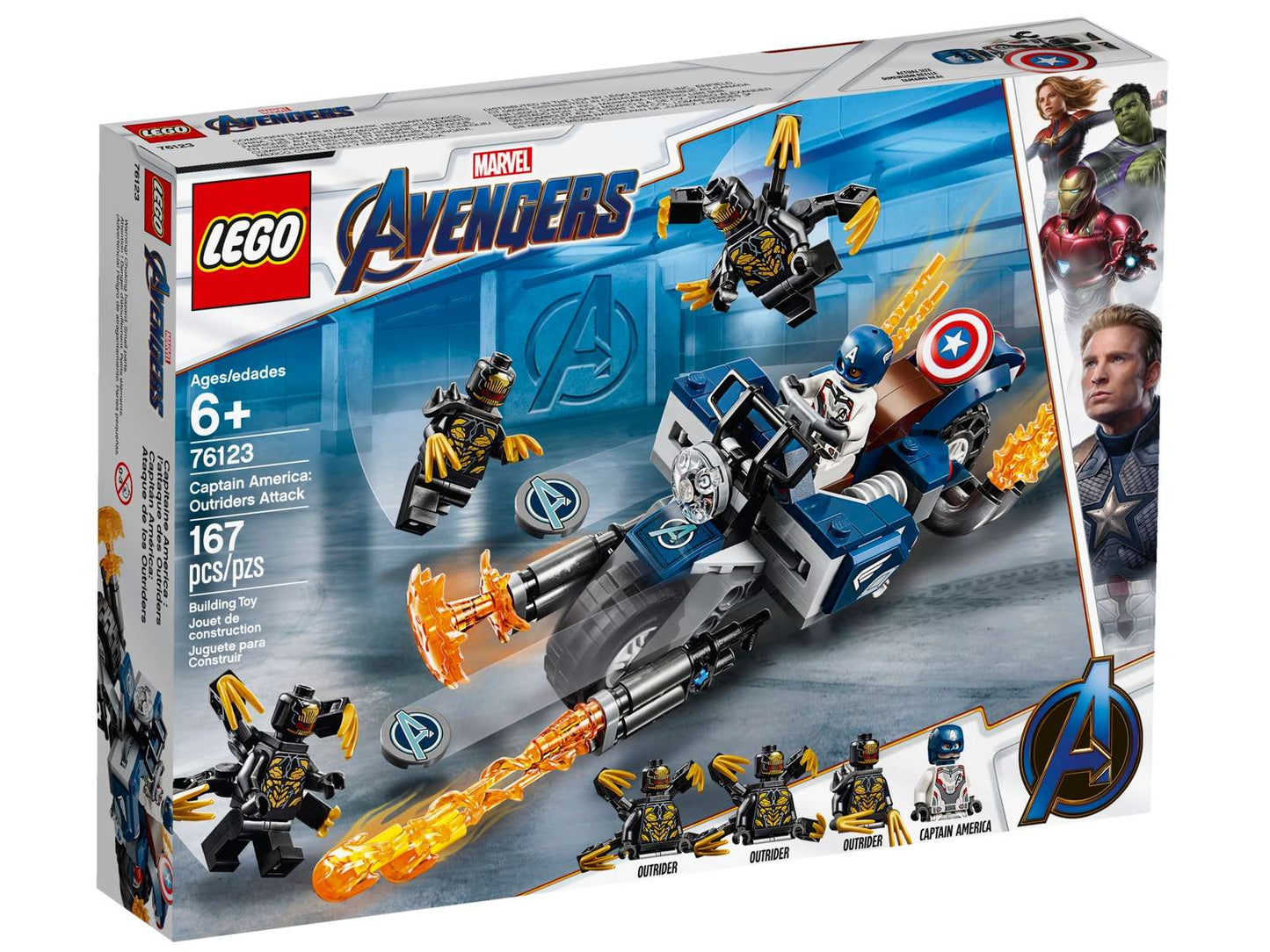 LEGO® Marvel Captain America Outriders Attack 76123 (Retired)