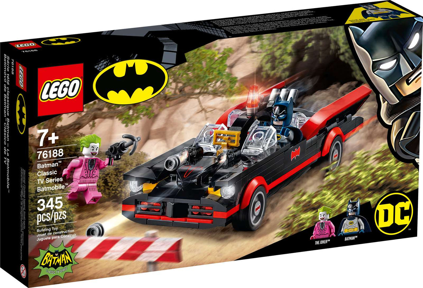 LEGO® DC Comics Super Heroes Batman Classic TV Series Batmobile 76188 (Retired)