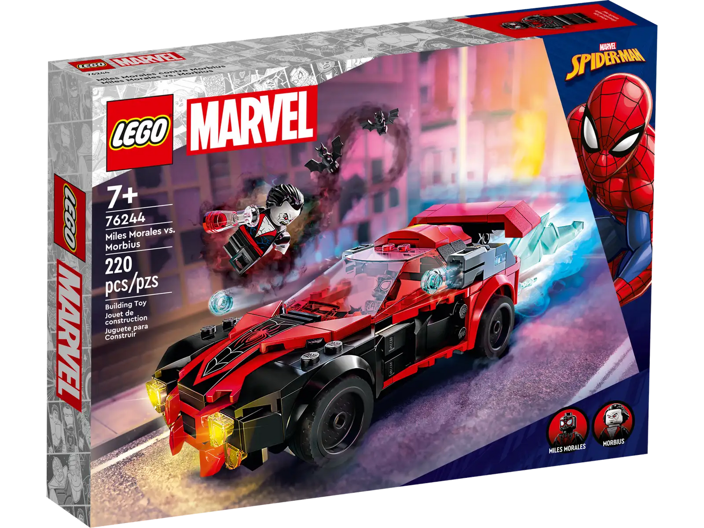 LEGO® Spider-Man Miles Morales vs. Morbius 76244 (Retired)