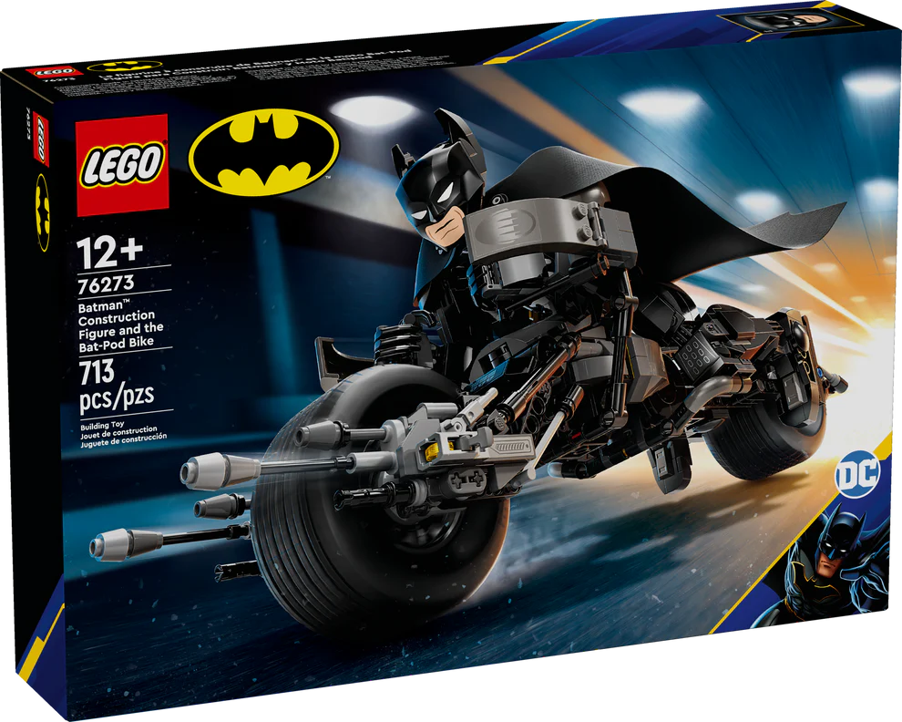 LEGO® DC Batman™: Batman Construction Figure & the Bat-Pod Bike 76273