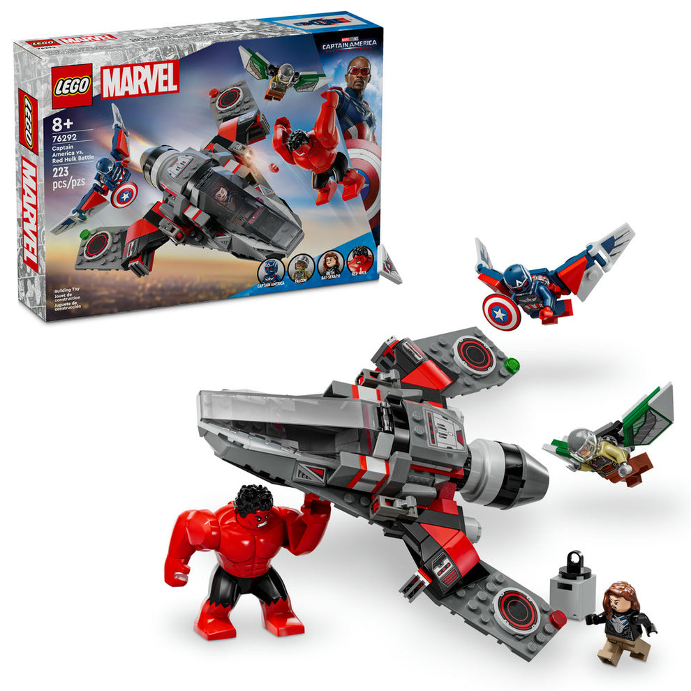 LEGO® Marvel Captain America vs. Red Hulk Battle 76292