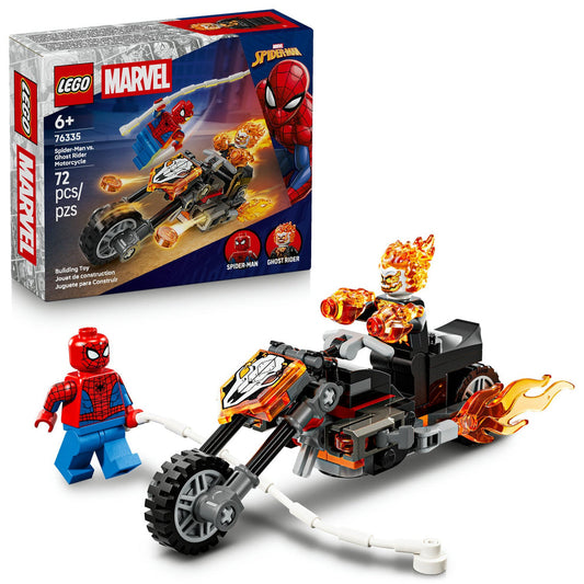 LEGO® Super Heroes Marvel Spider-Man vs. Ghost Rider Motorcycle 76335