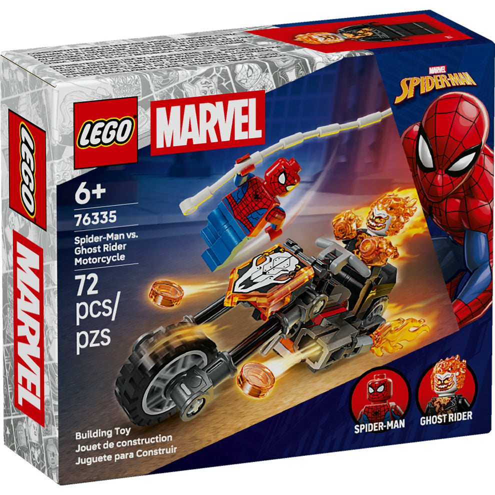 LEGO® Super Heroes Marvel Spider-Man vs. Ghost Rider Motorcycle 76335