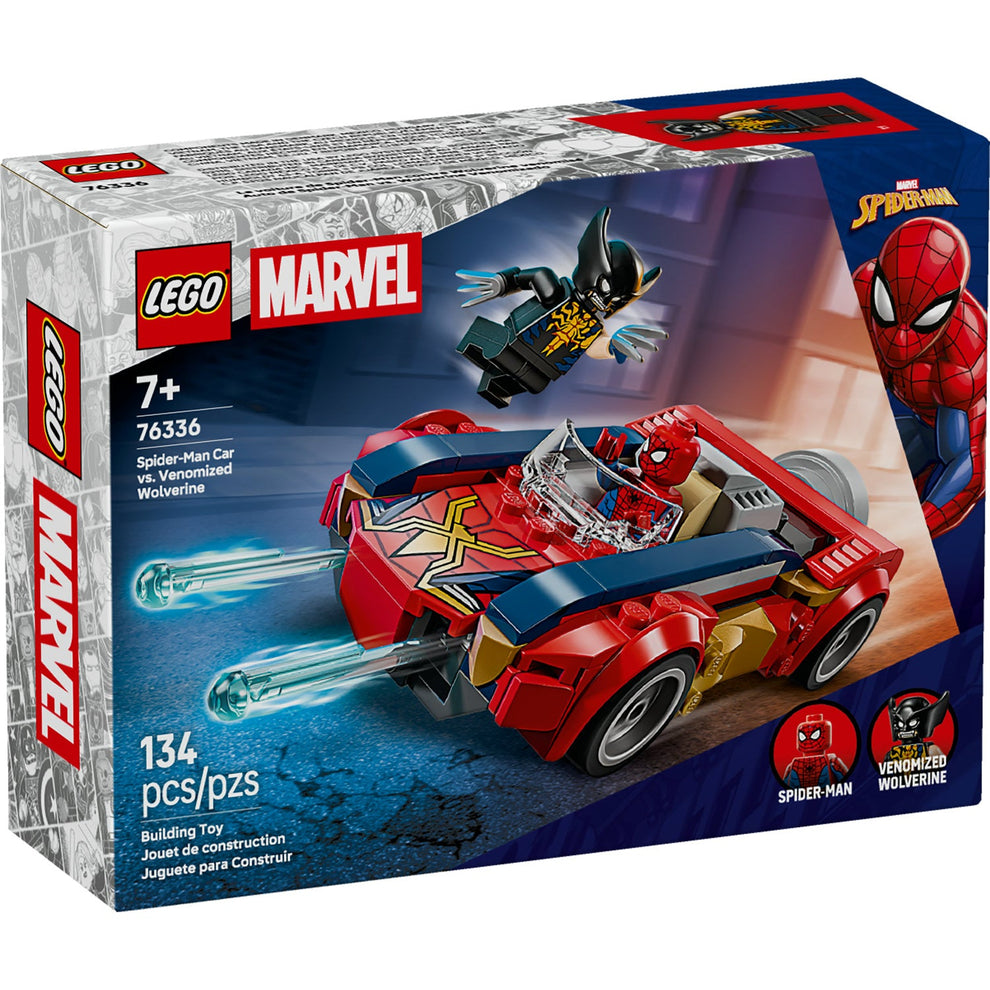 LEGO® Super Heroes Marvel Spider-Man Car vs Venomized Wolverine