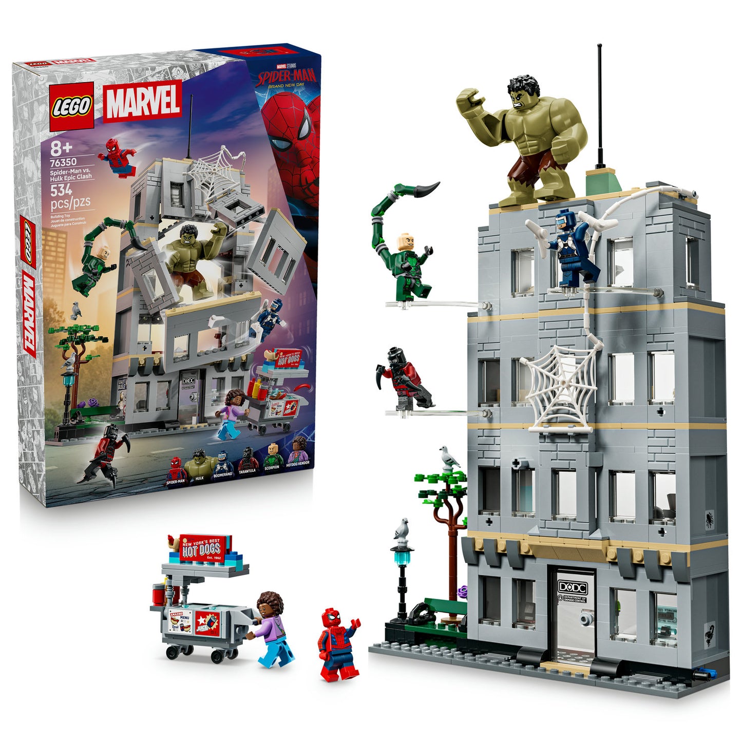 LEGO® Super Heroes Marvel Spider-Man vs. Hulk Epic Clash 76350