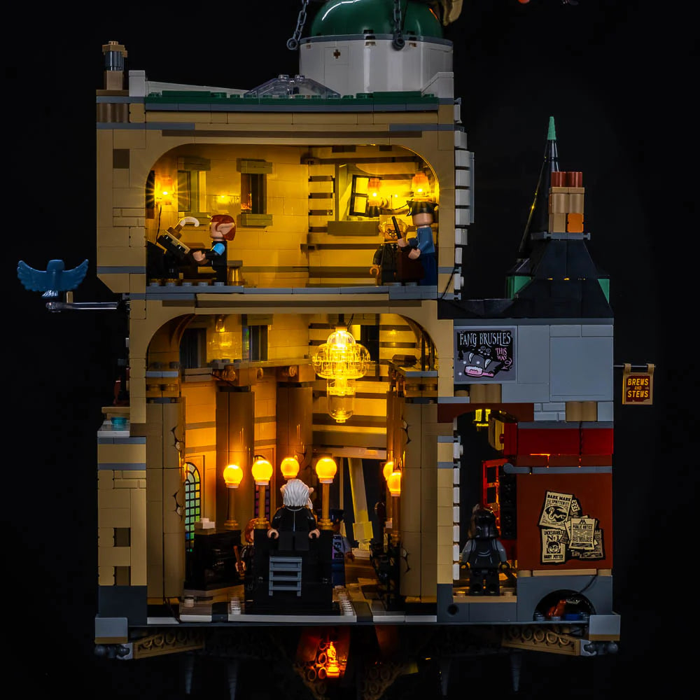 Light My Bricks Light Kit for LEGO 76417 Harry Potter Gringotts Wizarding Bank - Collectors' Edition