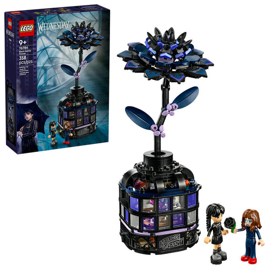 AVAILABLE NOW! LEGO® Wednesday Black Dahlia Flower 76784