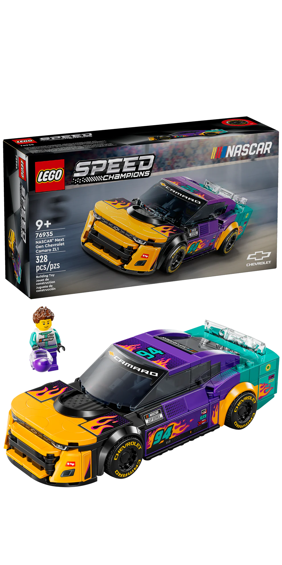 LEGO 76935 NASCAR® Next Gen Chevrolet Camaro ZL1