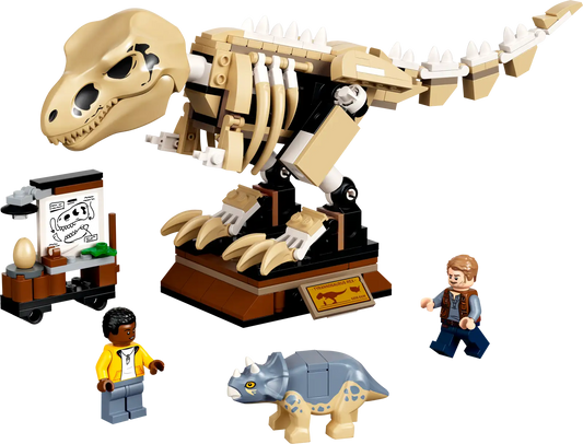 LEGO 76940 Jurassic World Camp Cretaceous T. rex Dinosaur Fossil Exhibition