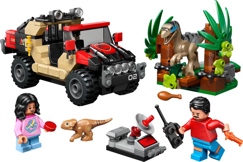 LEGO® Jurassic World Raptor Off-Road Escape 76972