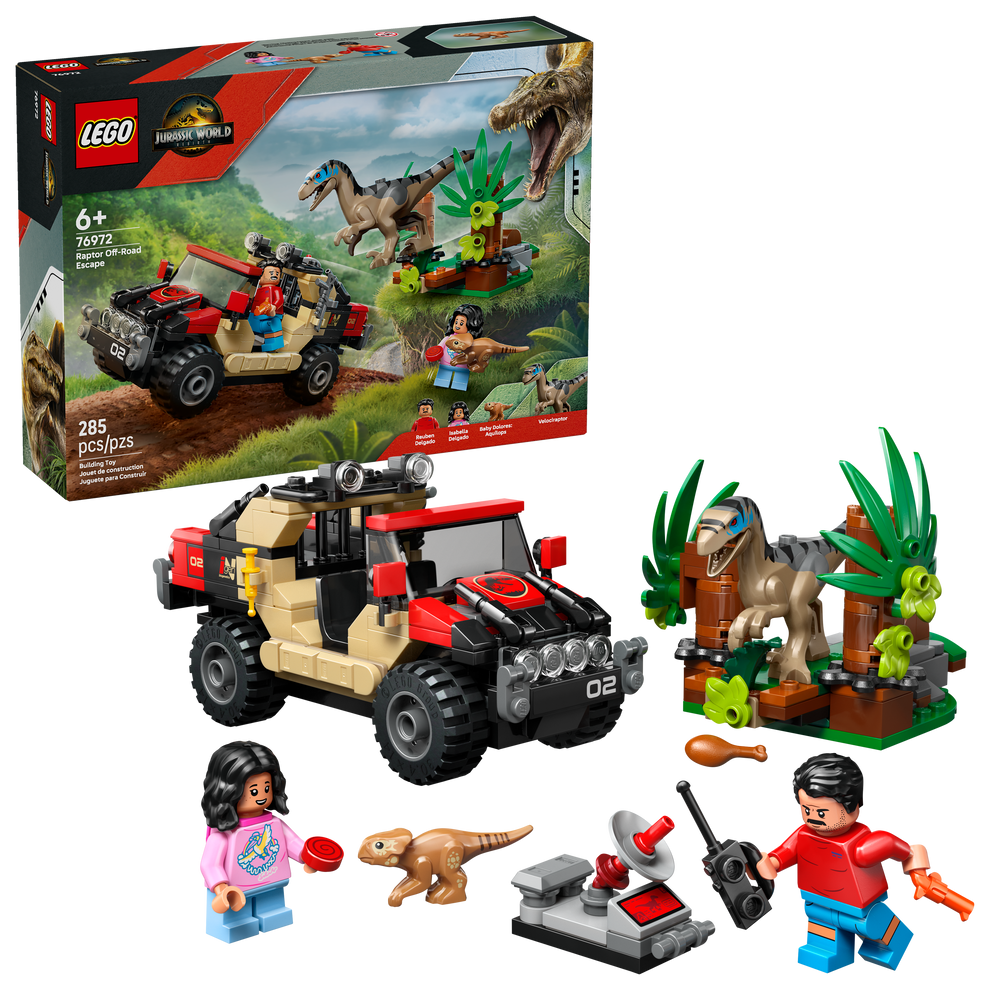 LEGO® Jurassic World Raptor Off-Road Escape 76972