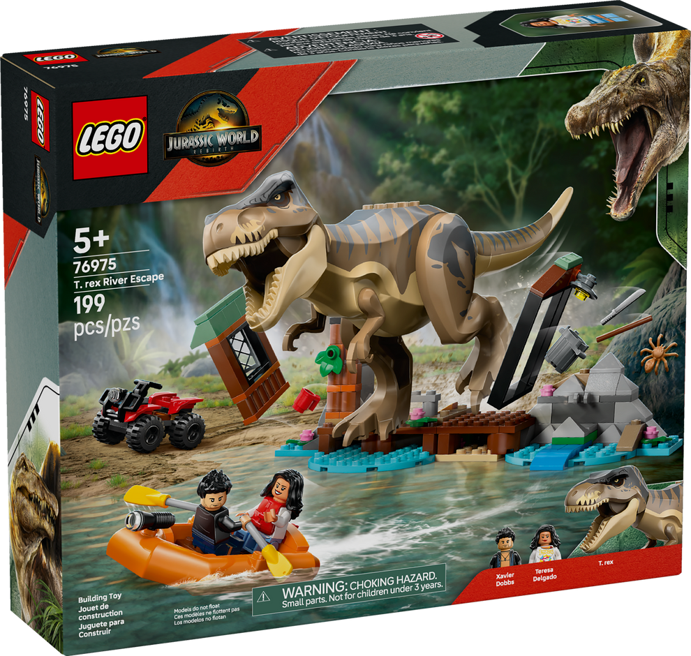 LEGO® Jurassic World T. rex River Escape 76975